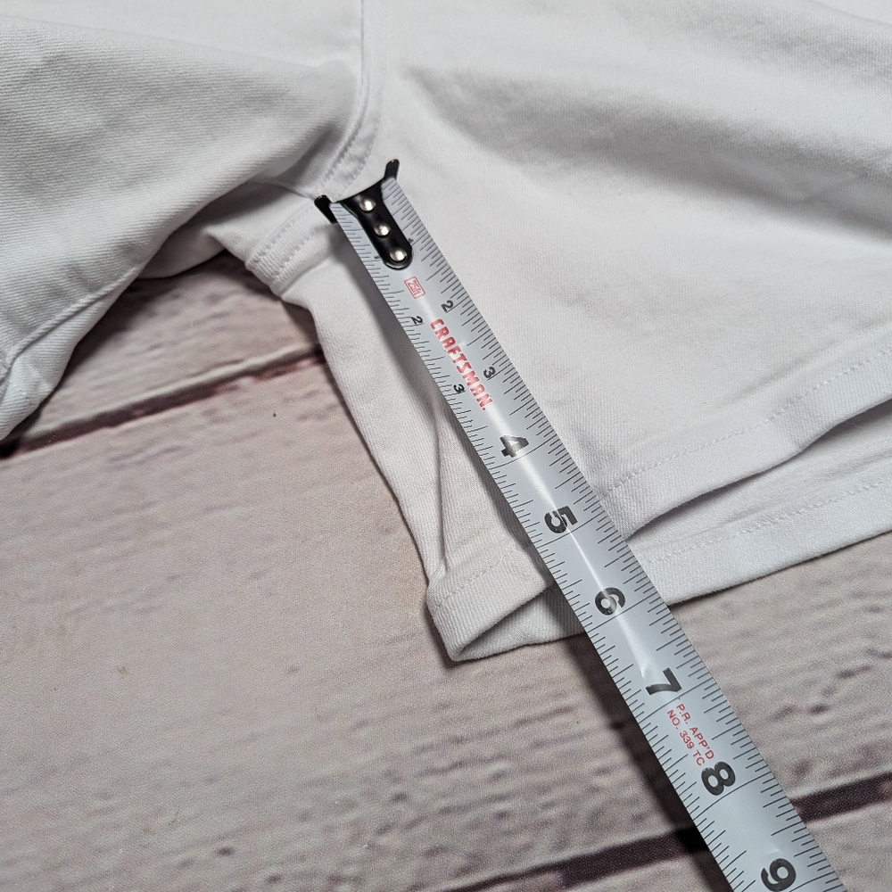 Vervet White Denim High-rise Shorts With Stretch. Large. EUC. Flawless .409 - Picture 5 of 7